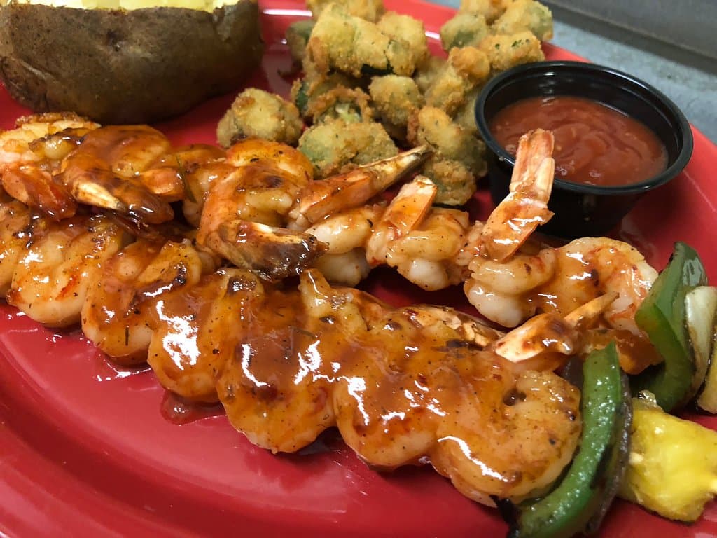 Wood Grilled Shrimp Skewers