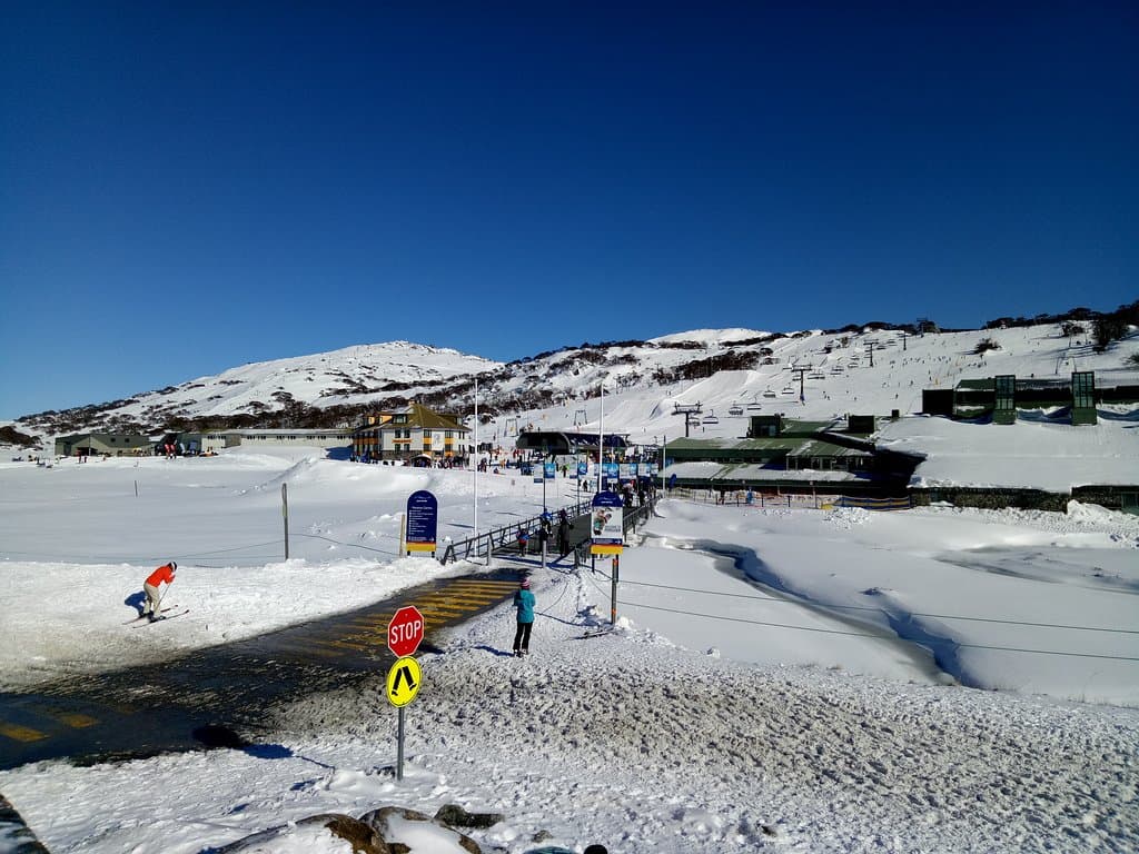 Bluebird day at Perisher Blue