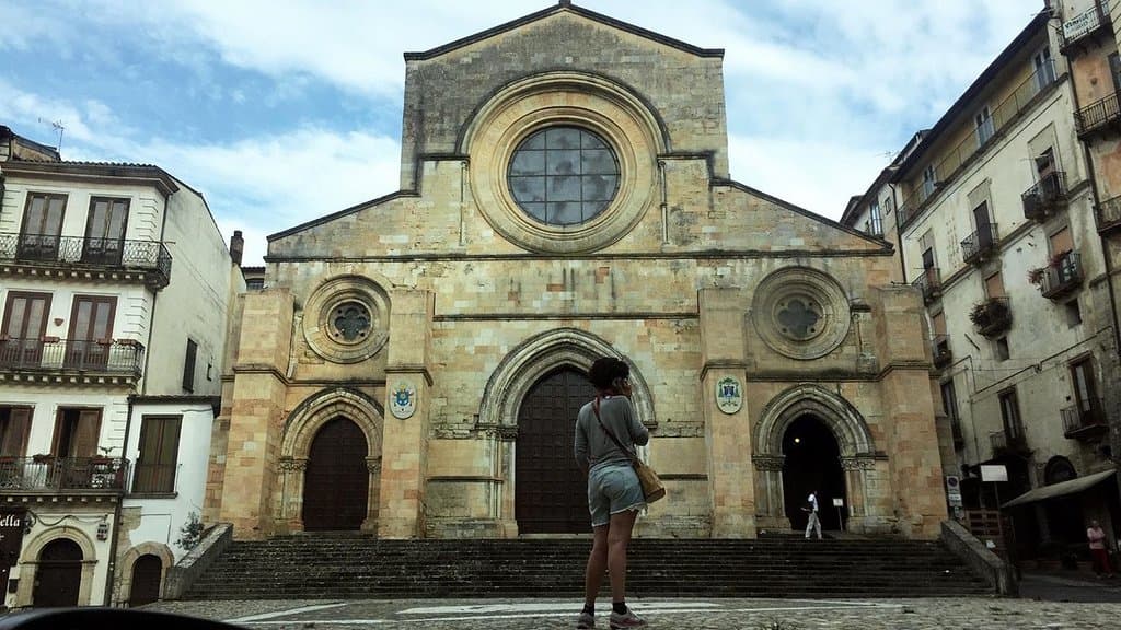 exterior with the piazza