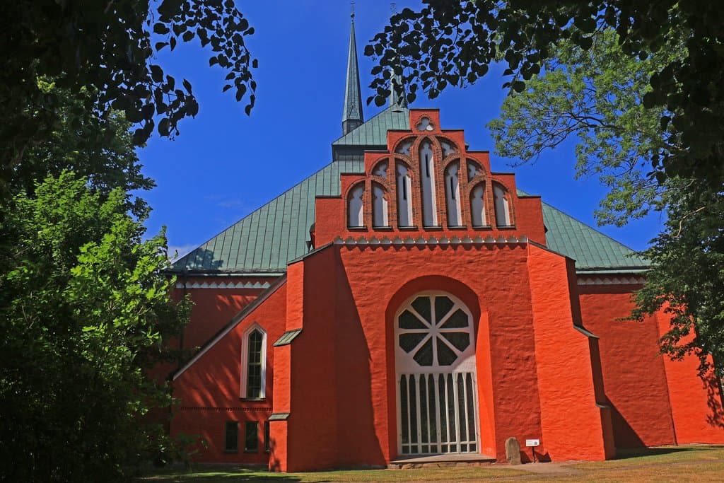 Växjö domkirke set udefra