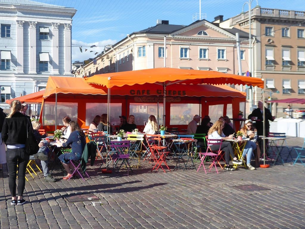 Market Square in summer