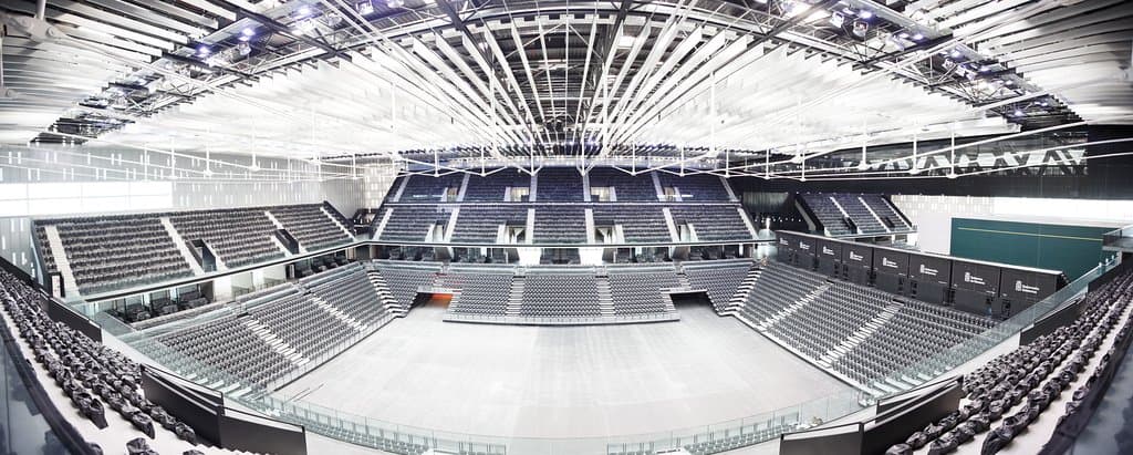 Pista principal del pabellón Navarra Arena