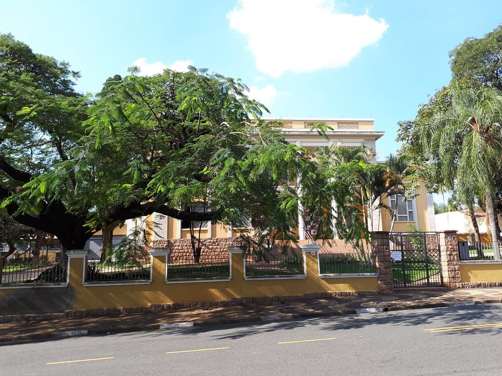 The museum building.