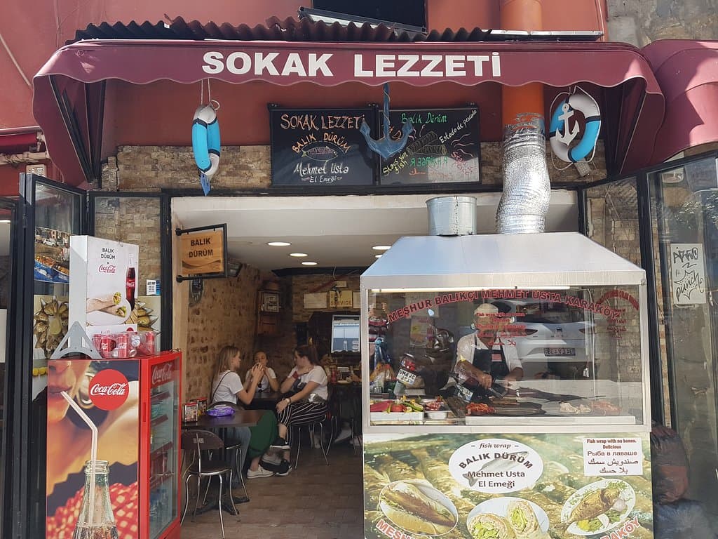 Fish wrap from heaven, delivered to Istanbul