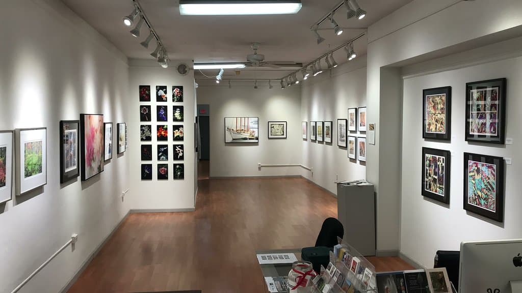 A view of the current show in the Gallery.