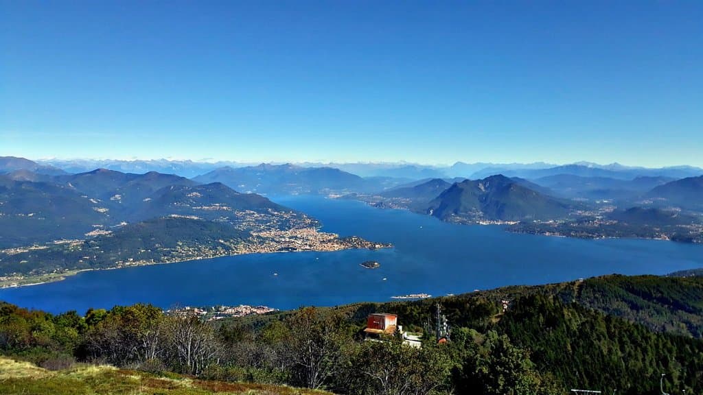 View from Vetta di Mottarone, Lago Maggiore