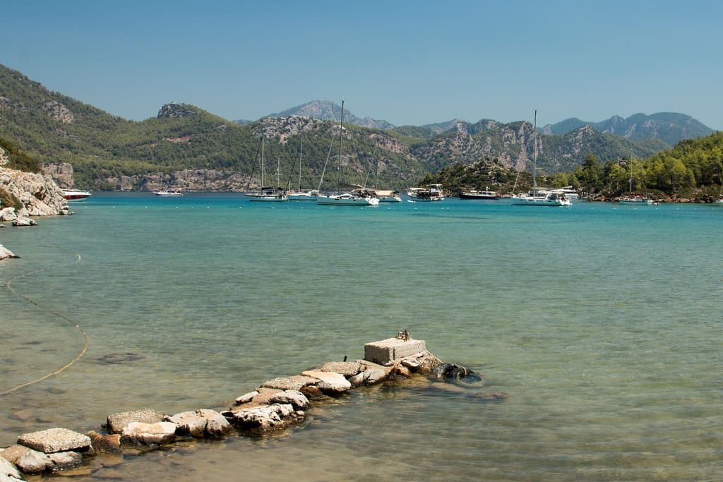 Çekergezer Hakan Aydın Sığ Liman ya da Akkum Koyu olarak geçen plaja ait fotoğraflar Muğla Marma