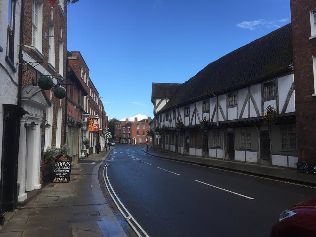 Back on the main street.