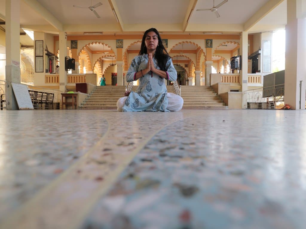 Larger temple inside