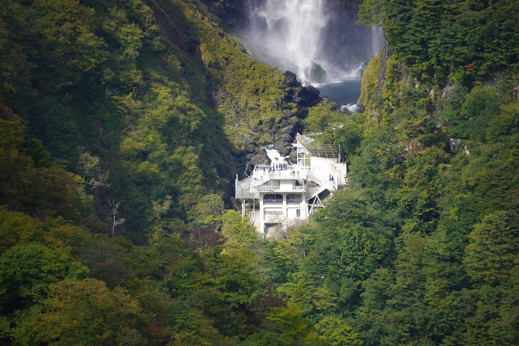 the Kegon Falls Lower Observation Deck