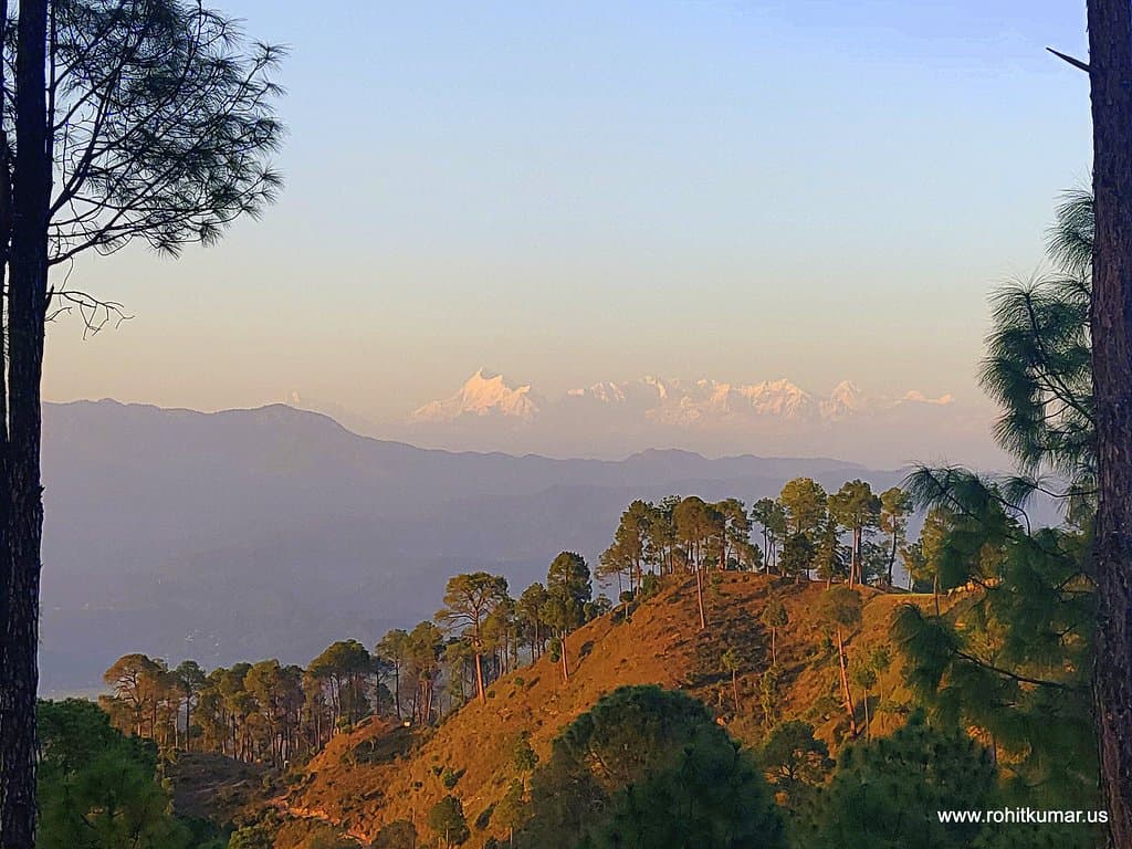 view from the golf course other side