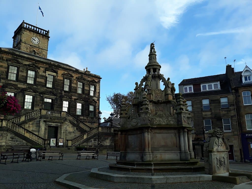 panoramica della fontana