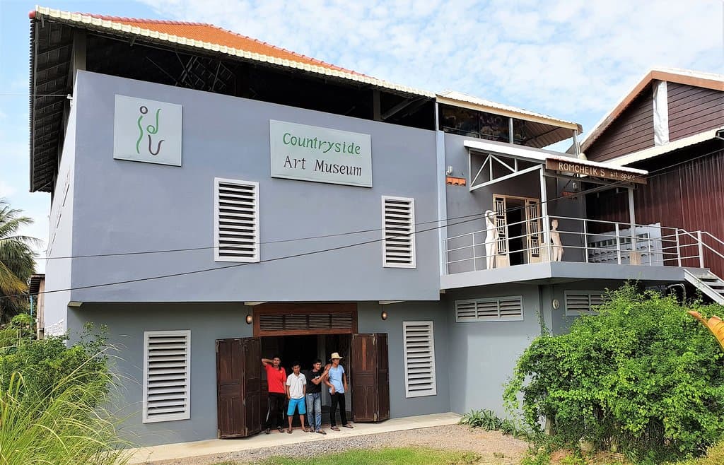 entrance of the museum building