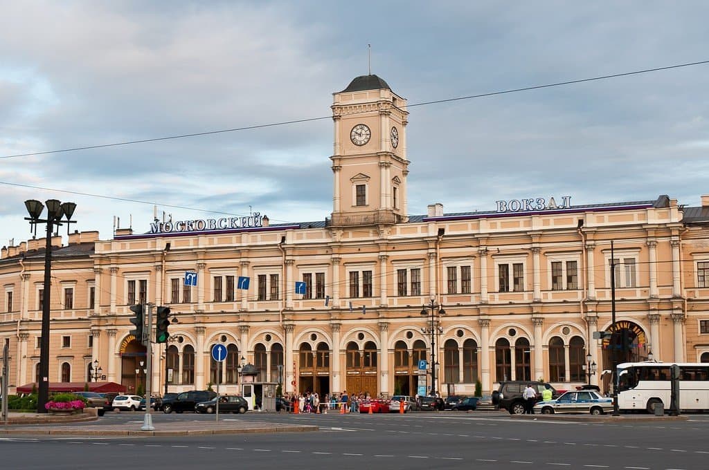 Moskovsky Railway Station Saint Petersburg