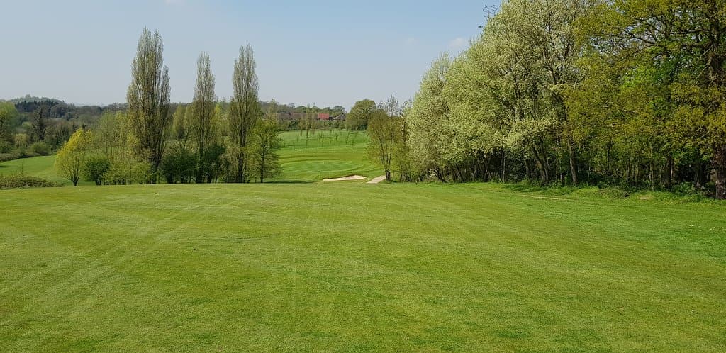 View from 150 yards at Mardyke Valley golf club, hole 5, 
the Long Haul 537 yard par 5