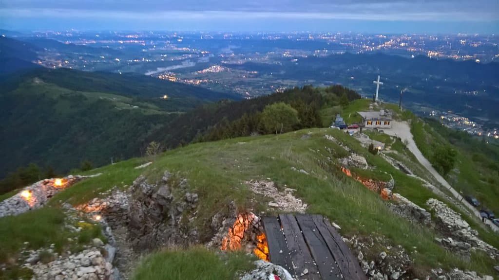 Notturna presso le Trincee del Monte Palon - Percorso della Memoria
