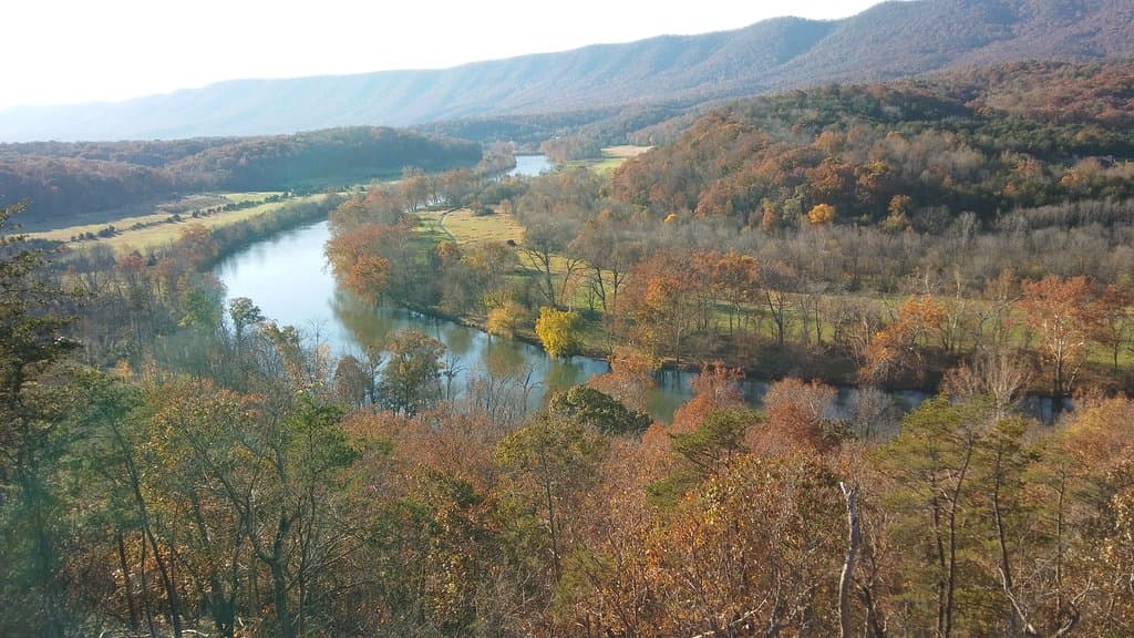 part of the view from the overlook.
