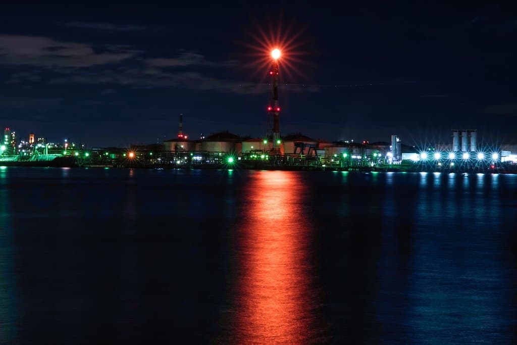 東扇島東公園からの夜景