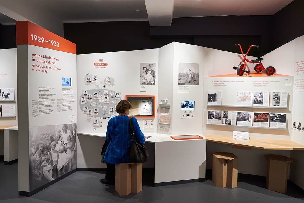 Dauerausstellung des Anne Frank Zentrums "Alles über Anne".
Copyright: Gregor Zielke