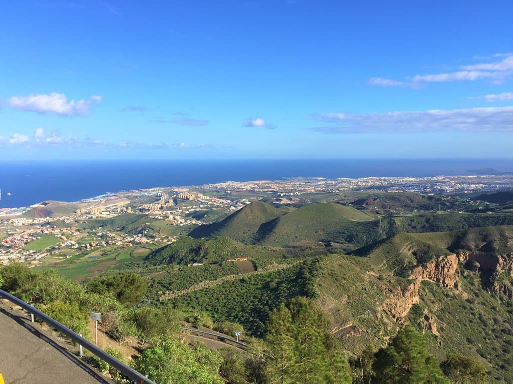 Vy från Mirador Pico de Bandama