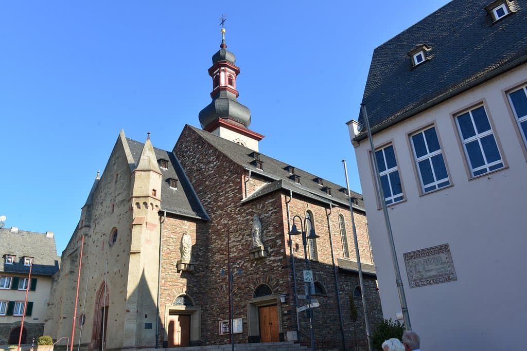 Church in town center
