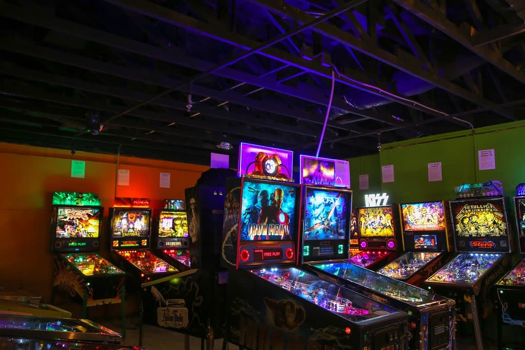 Large selection of rare and popular pinballs