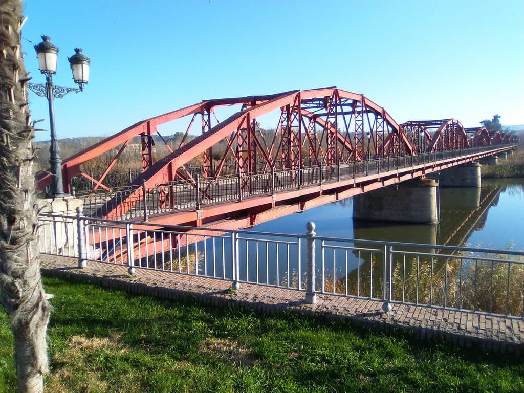 Puente de Hierro, visto desde su extremo N.