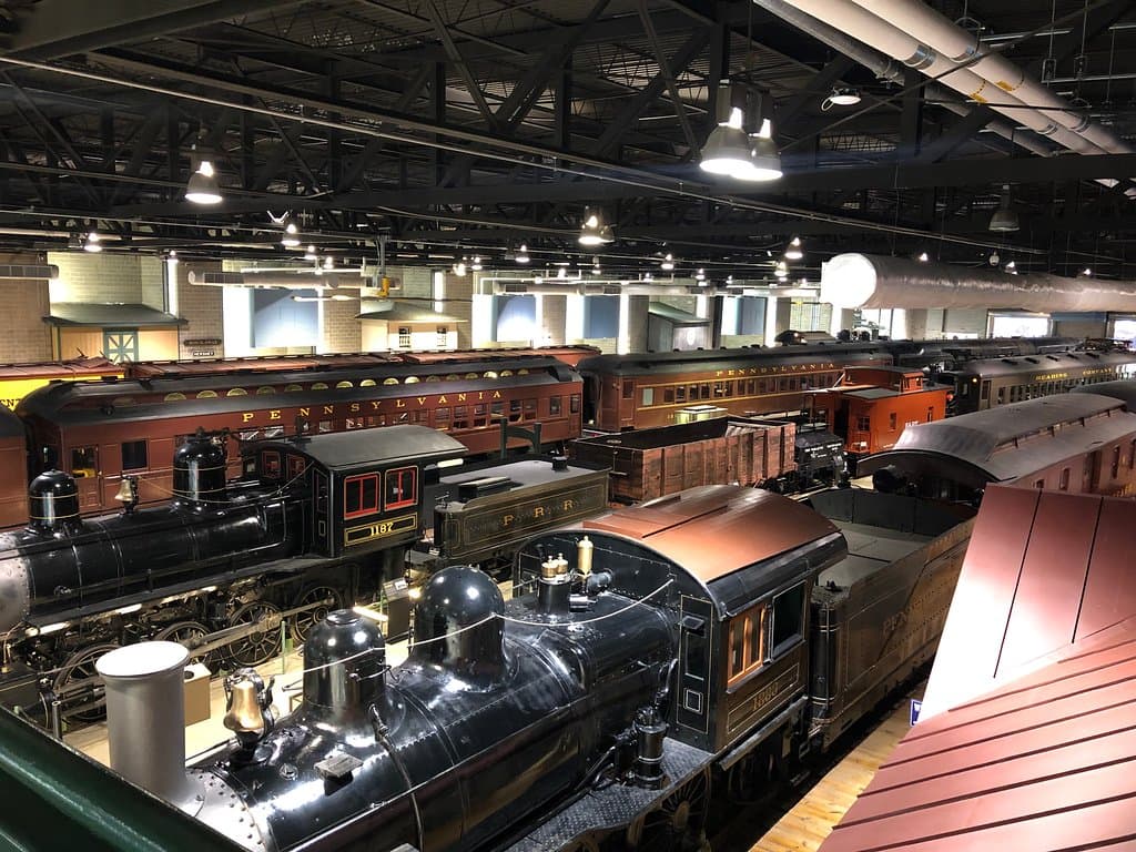 Great collection of locomotives and passenger cars