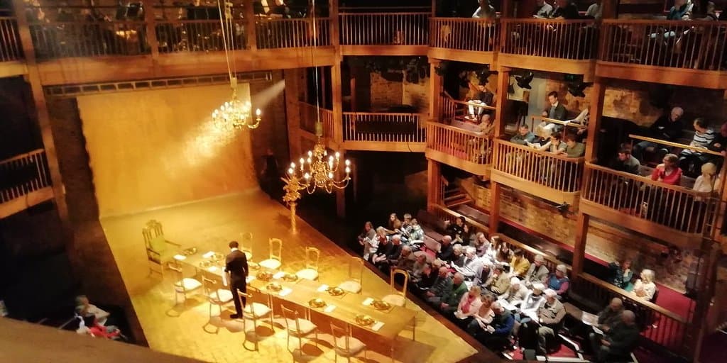 Photos in foyer and before performance begins