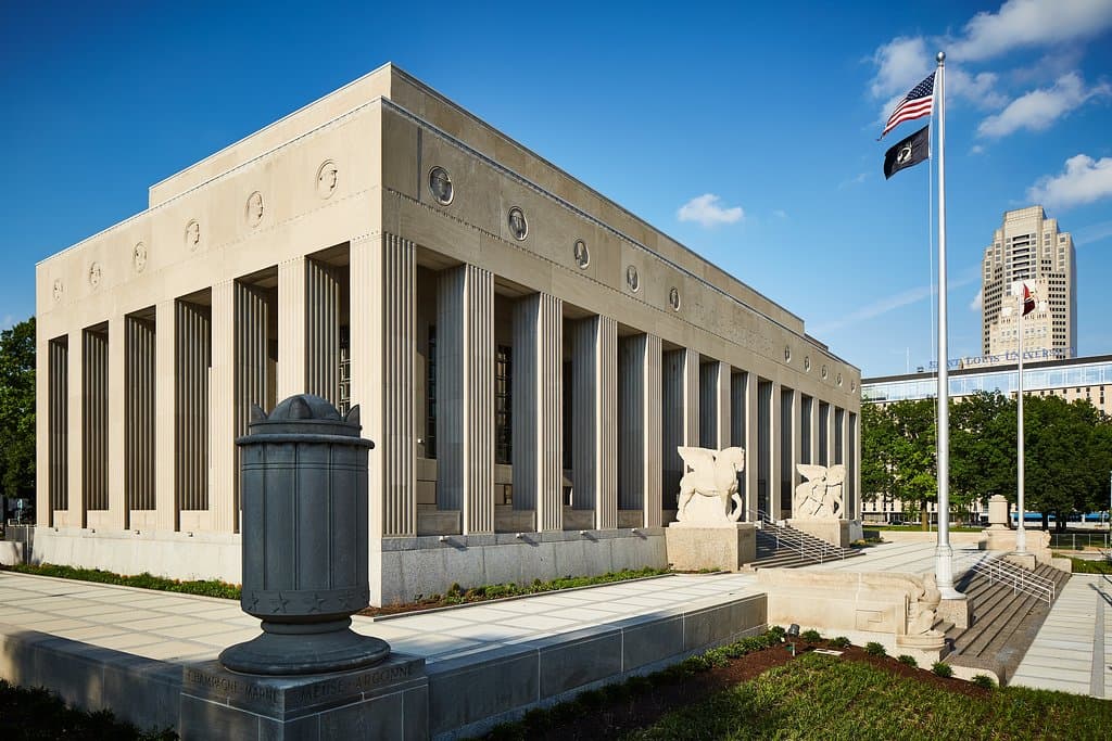 Soldiers Memorial Military Museum originally opened in 1938. A two-year, multimillion dollar revitalization was completed in 2018 to bring Soldiers Memorial up to the highest museum standards in the nation. Its exhibits share St. Louis's military history through the experiences of those who lived it.