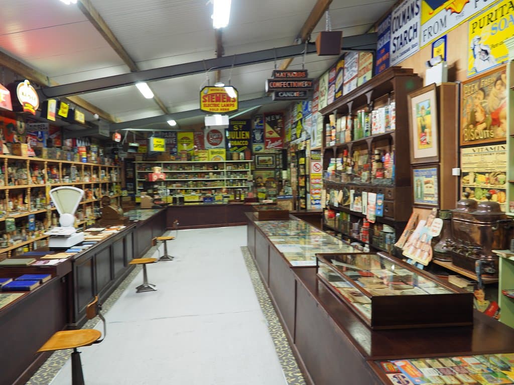 Old shop counters