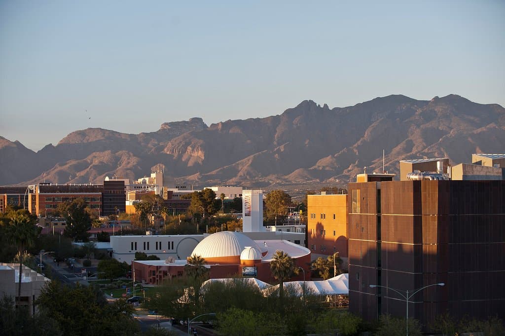 Campus view from the Wildcat Stadium roof.