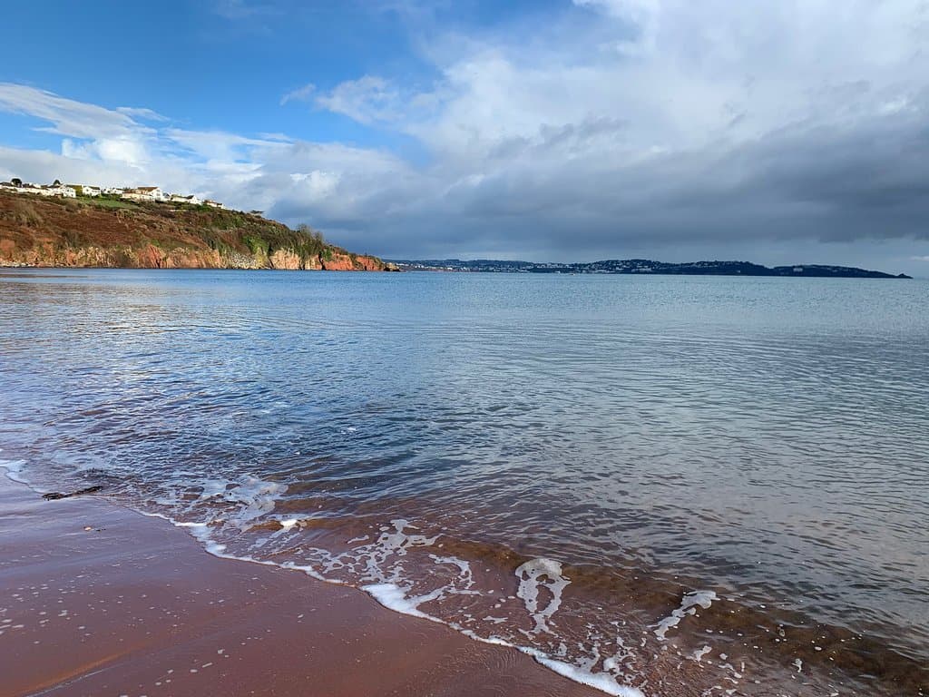Last weekend we visited this South Devon beach for the first time and it won’t be the last. It’s a great place to head for a walk in the winter season with a cafe and takeaway to stop at for a warm drink and snack. And this weekend the steam trains start running between Kingswear and Paignton again so you can see them running along the line from the beach
