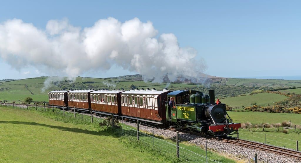 A glorious spring day on Exmoor's only Victorian steam railway