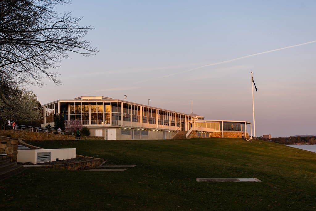 The 'Grand Pavilion' at Regatta Point, Lake Burley Griffin