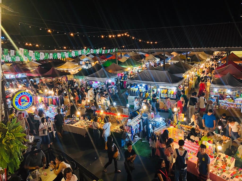 Ratchada Train Night Market Bangkok