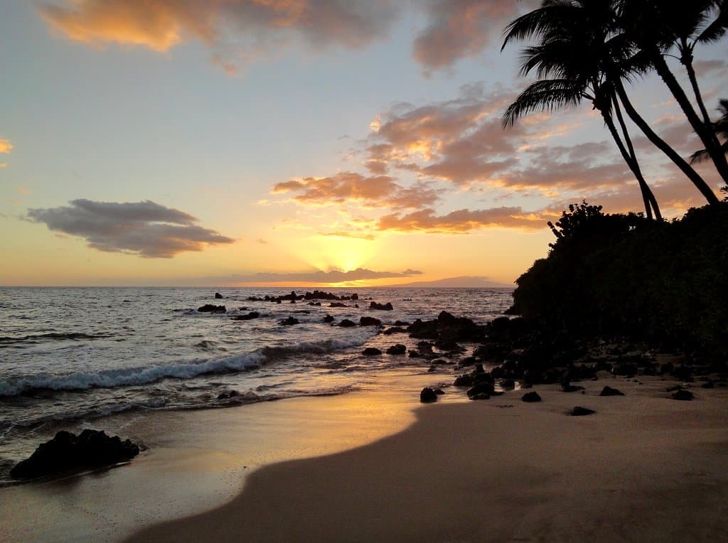 Palauea Beach White Rock
