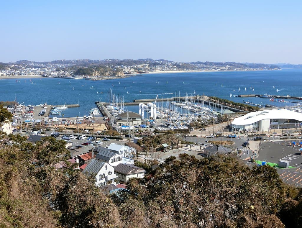 中津宮境内展望フロアから