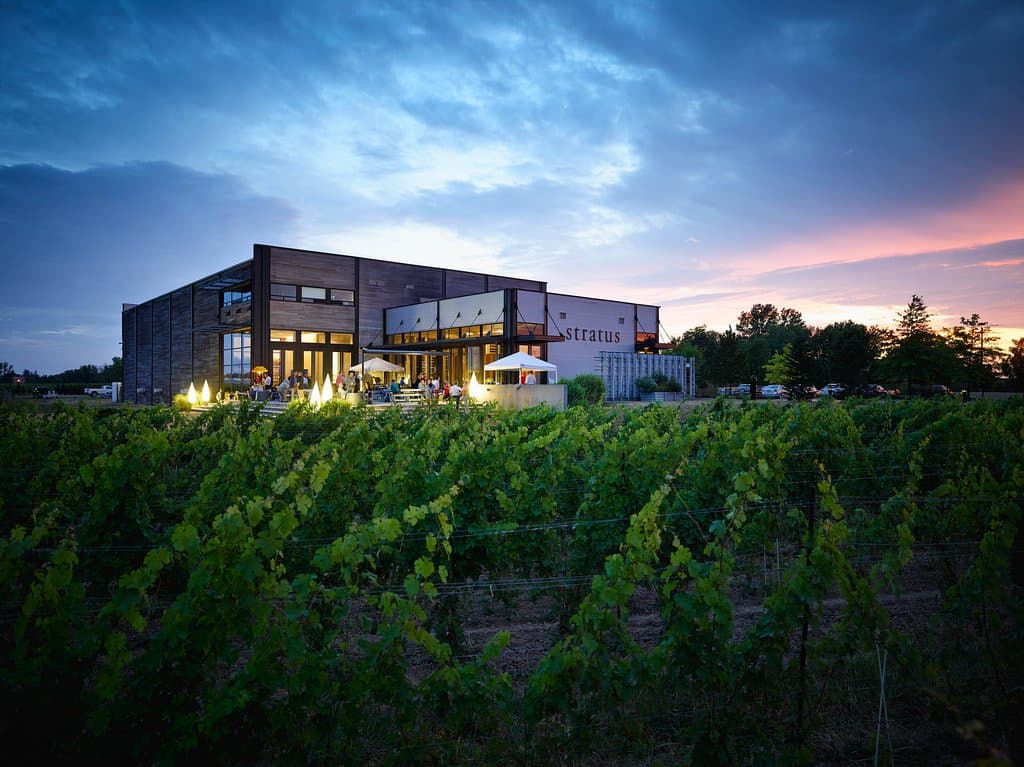 Stratus Vineyards Sunset