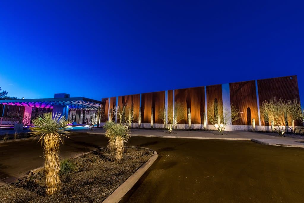 Chandler Museum at dusk
