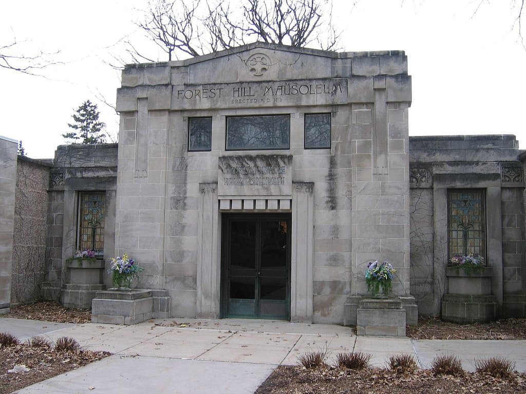 Structure at the cemetery