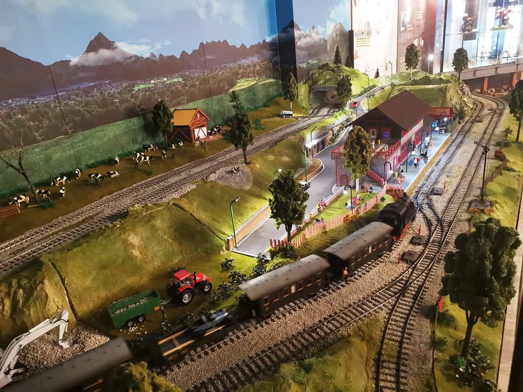 35-Foot Long Model Chocolate Train