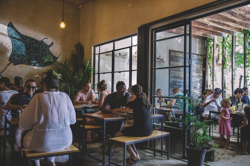 Interior of the cafe