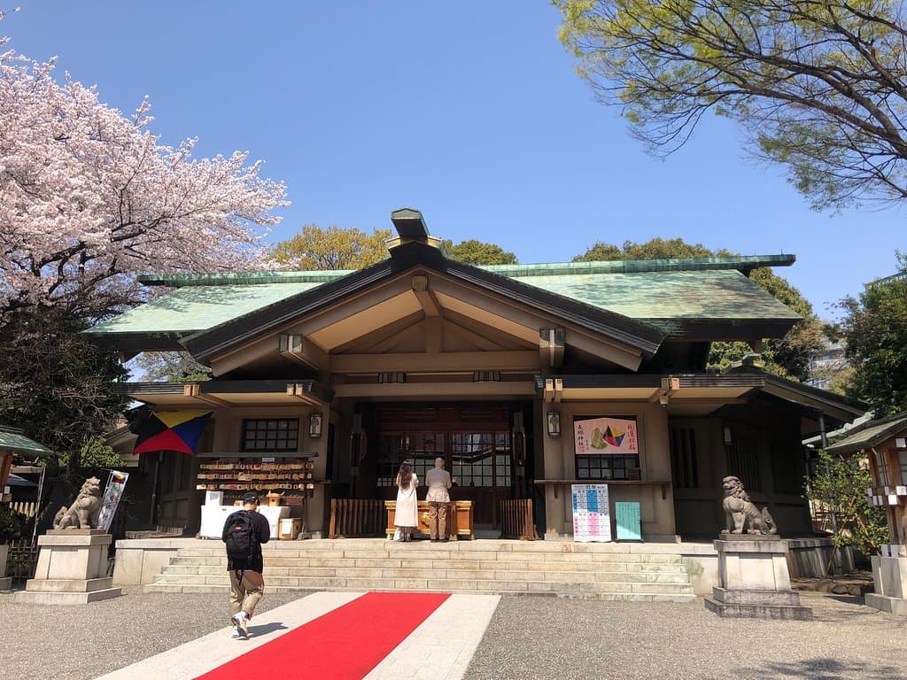 桜が満開でした。