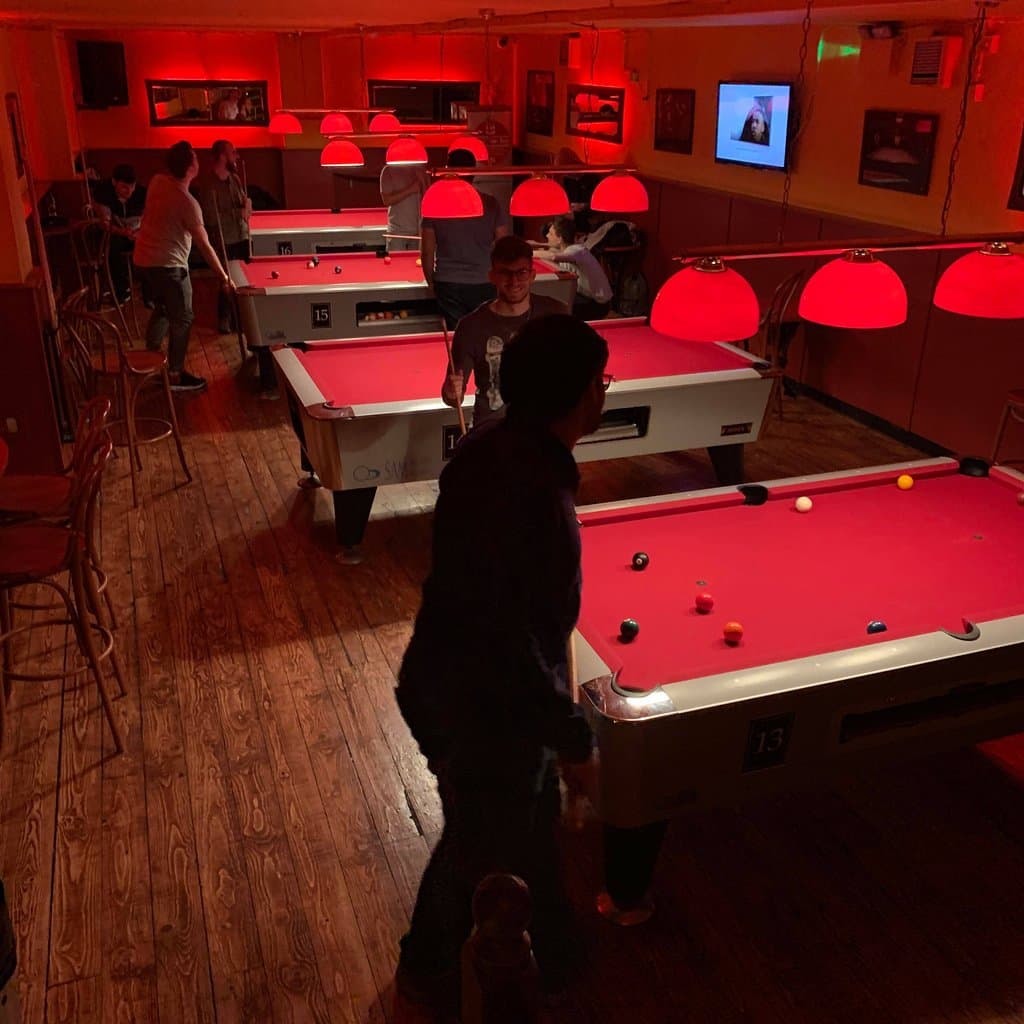 Dublin Pool Hall in the city center... 