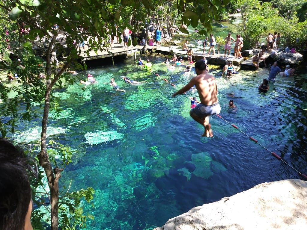 Un gran día en familia, amigos, pareja y mucho mas es lo que te ofrecen la cantidad de cenotes que a lo largo de la Riviera Maya se encuentran para ti, cada cenote te ofrece su belleza en particular, algunos para refrescarse otros para la practica de buceo. Usa bloqueadores naturales y lo mas importante recoge tu basura al finalizar tu día, ayudemos a conservar esta belleza natural para las siguientes generaciones.