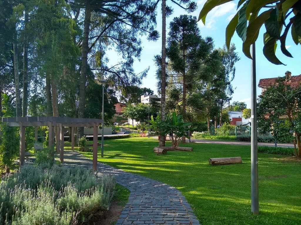 Vista pela entrada da Estação Sustentabilidade