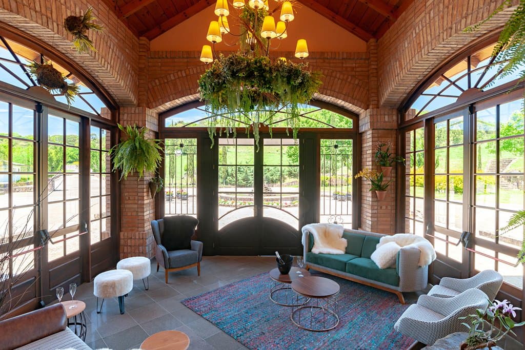 Salão de entrada para receber os visitantes