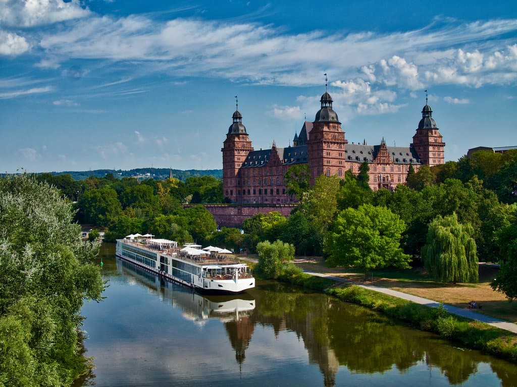 Explore a taste of the architectural work of the German Renaissance while sailing by Schloss Johannisburg. Learn more by clicking the link in our intro.