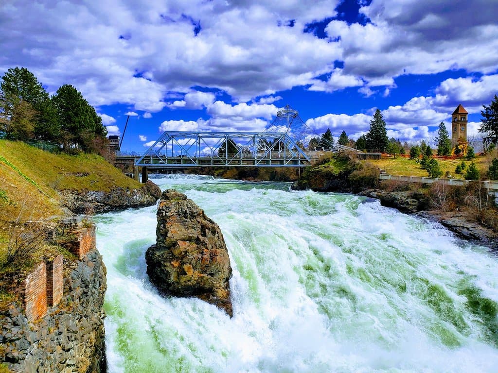 Spokane Falls Spokane Washington